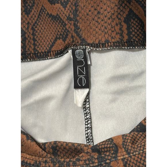 Onzie Snake Print Leggings, Size S/M - Picture 3 of 3